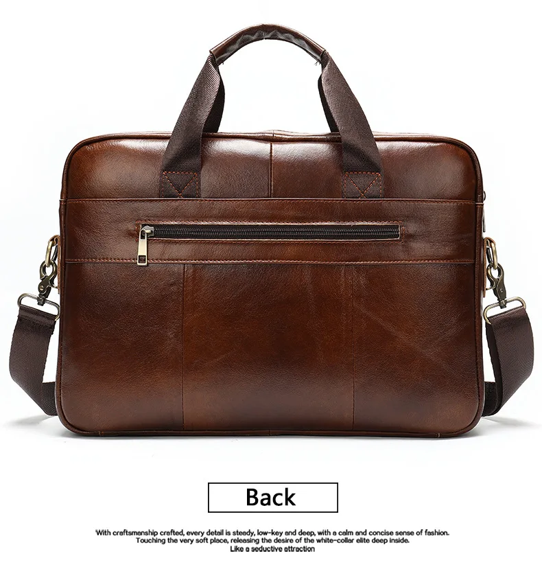 MVA New Arrivals Men`s Briefcase Quality Zipper Men`s Shoulder Bag and Genuine Leather Men Messenger Bag Men Casual Handbag