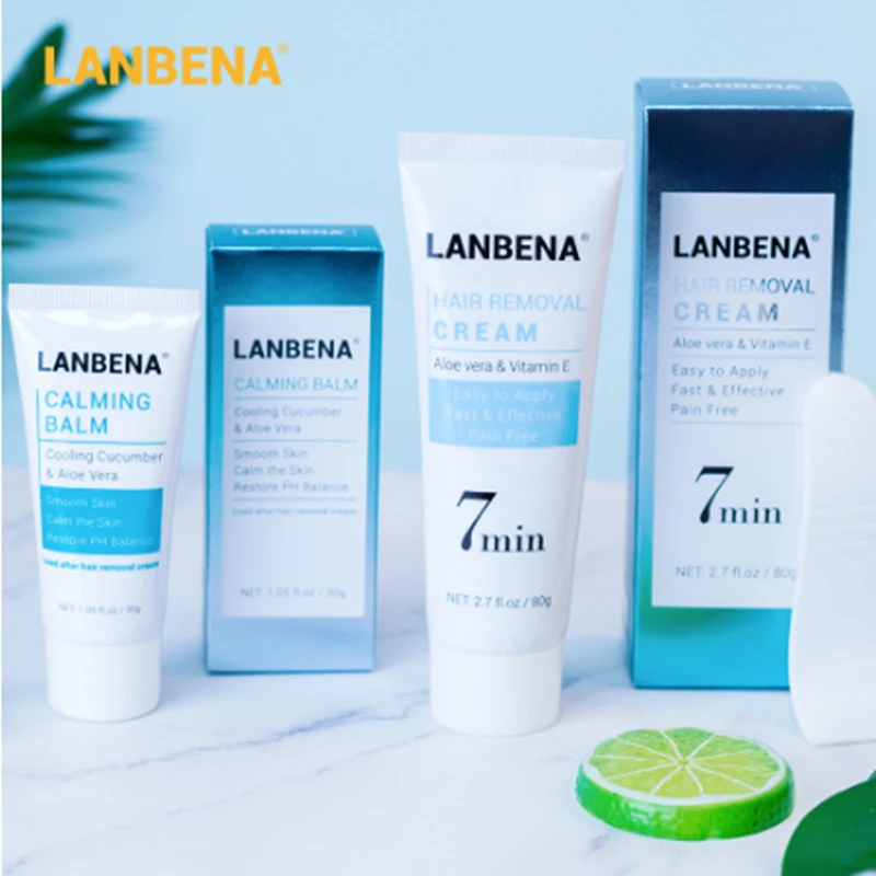 Крем для удаления волос LANBENA Безболезненное Удаление депиляции успокаивающий