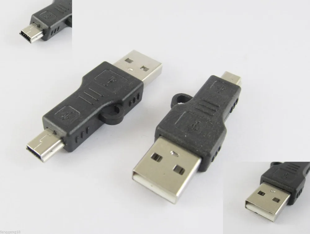 1 шт. переходник с USB 2 0 A на Mini B 5 Pin |
