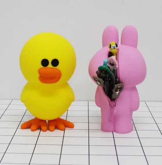 Силиконовый чехол для карандашей Kani rabbit ручка сумка большая емкость пенал коробка для хранения канцтоваров сумка