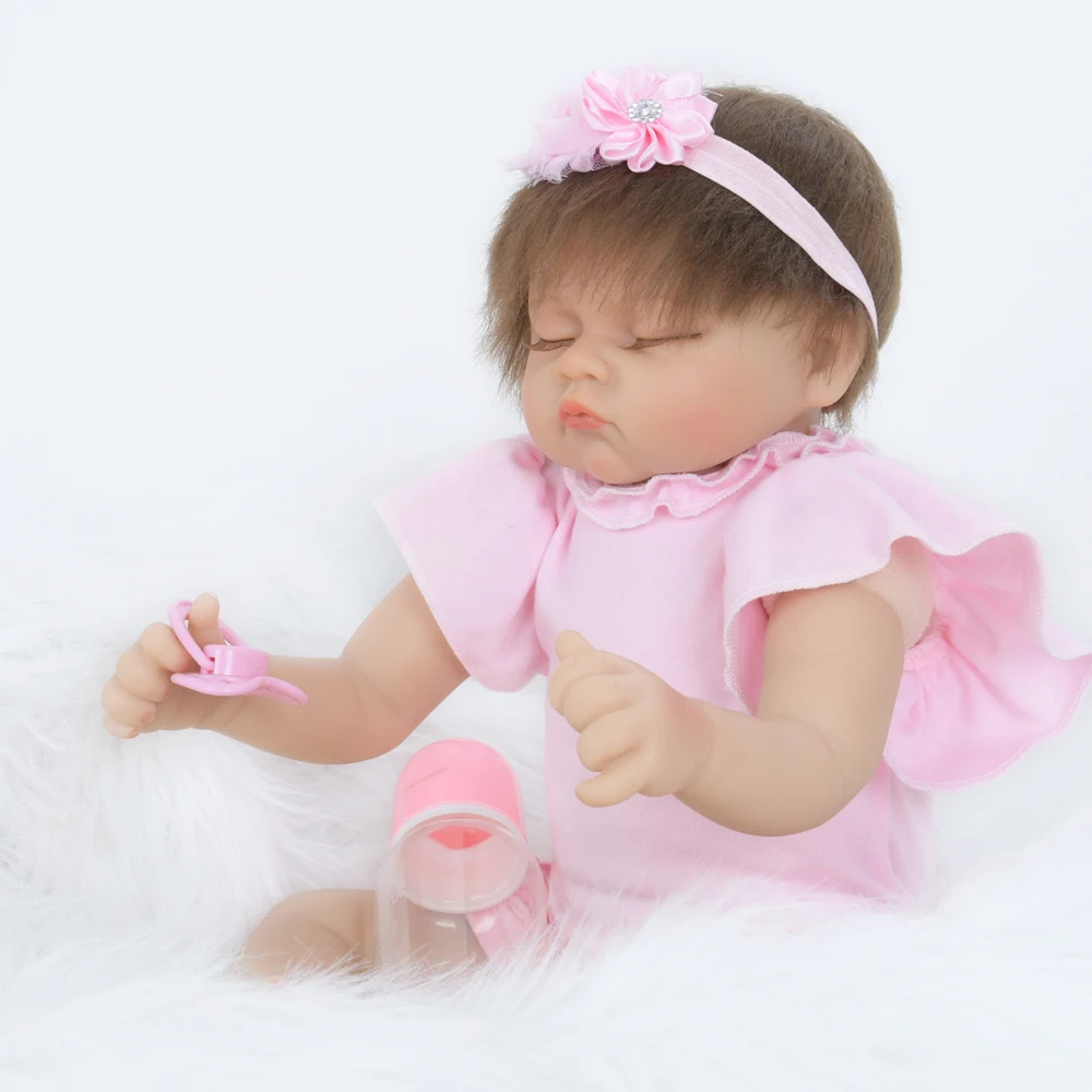 22 &quotхит продаж дешевые мягкие хлопковые реалистичные куклы Bebe для девочек