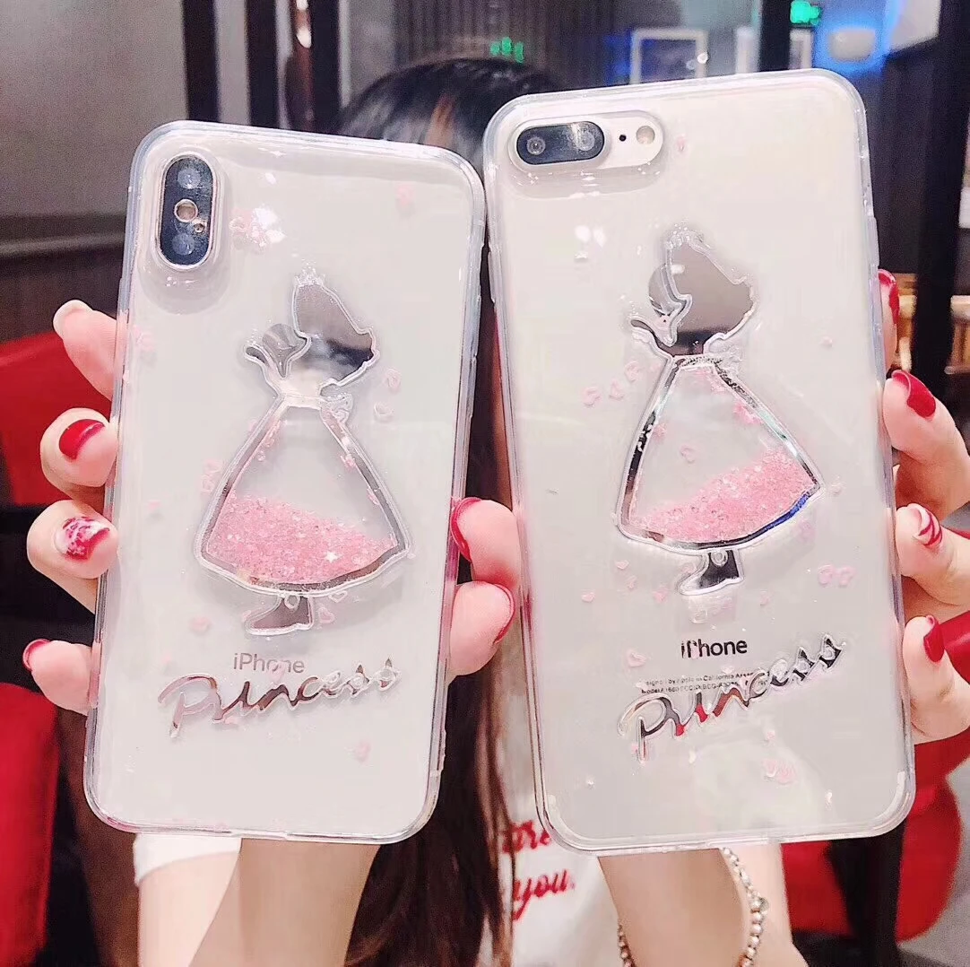 For xiaomi mi A1 A2 lite A3 8 9 SE F1 redmi Note 5 6 7 Pro 7A Luxury bling quicksand girl Glitter soft case coque |