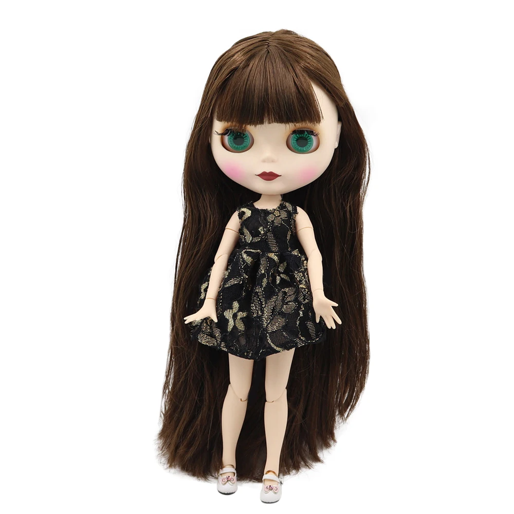 Ледяной DBS Blyth кукольные 1/6 bjd шарнирное тело из белой кожи mater лицевая сторона