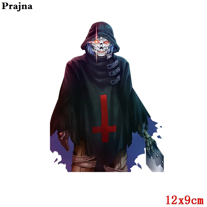 Патчи Prajna с надписью &quotRock Heart&quot термонаклейки на грудь перекрестную маску