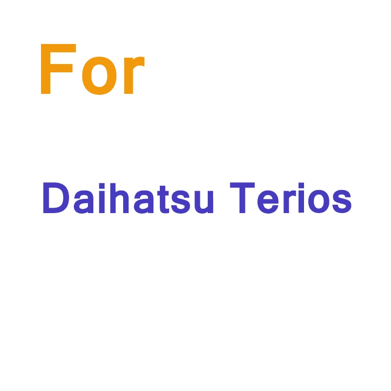For Daihatsu Terios Cawanerl автомобильные аксессуары SUV уплотнительная прокладка комплект уплотнительная прокладка уплотнение края отделка Шум контроль защита от пыли для Daihatsu Terios - Цвет: For Daihatsu Terios