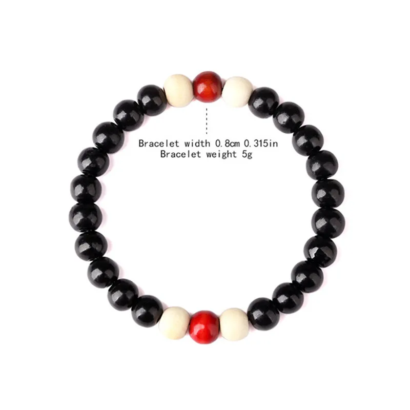 New Fashion Men Wood Beads Bracelets Sandalwood Buddhist Buddha Meditation Prayer Yoga Bead Bracelet Wooden Jewelry | Украшения и