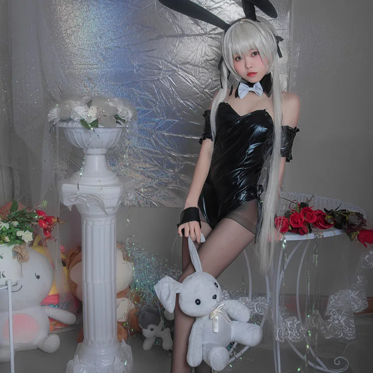 Костюм для косплея Automata YoRHa No.2 2B латексная краска искусственная кожа черная