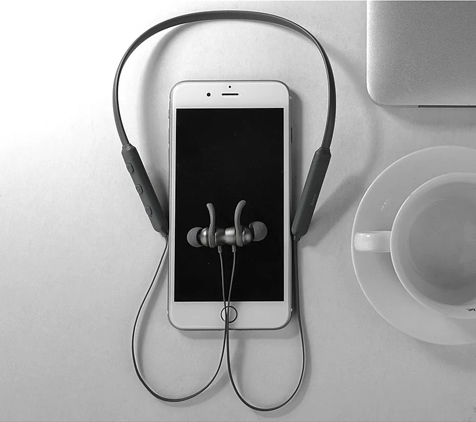 НОСО Беспроводные Наушники Bluetooth Наушники с Микрофоном Пульт Управления Стерео Блютус Наушники Вкладыши Крючок в Ухо Беспроводная Гарнитура Блютуз Наушники с ушками для iPhone Samsung Мобильного Телефона Компьютера
