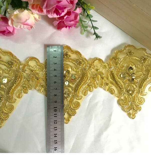 Женская Высококачественная Великолепная кружевная ткань ширина 12 см