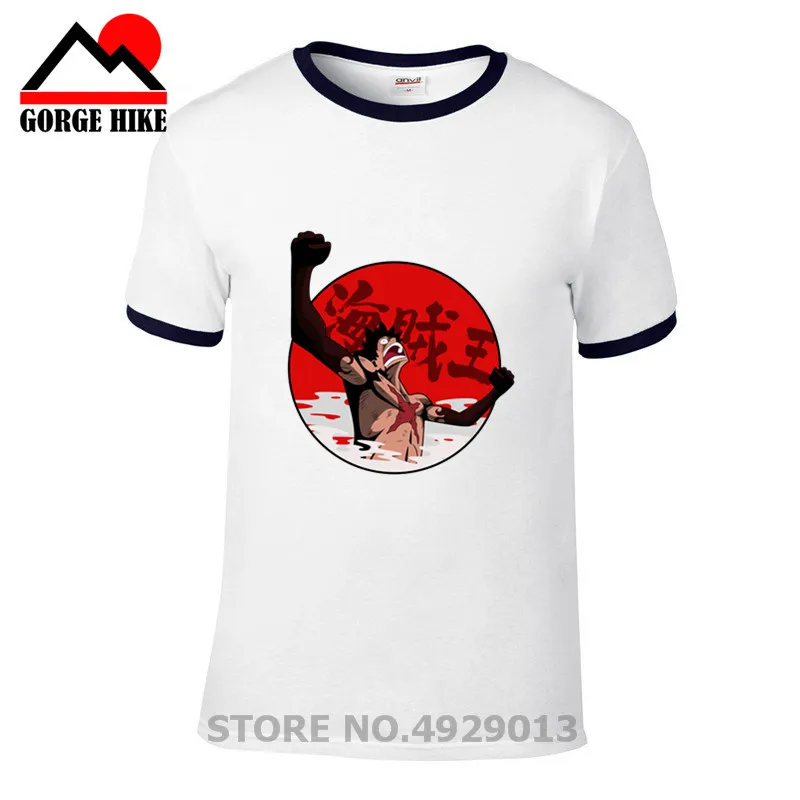 Мужская футболка с принтом в виде обезьяны японской манги Camisetas Mujer Verano