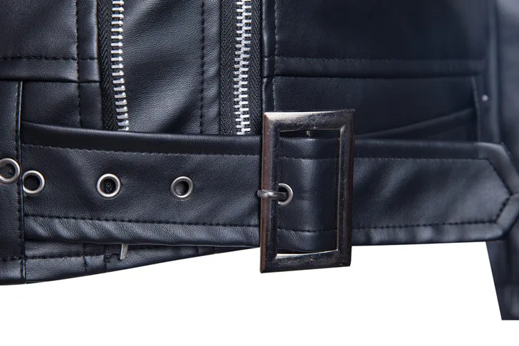 

New arrive brand leather jacket men's jaqueta de couro masculina leather jackets Dropshipping fashion 80s motorcycle top coats
