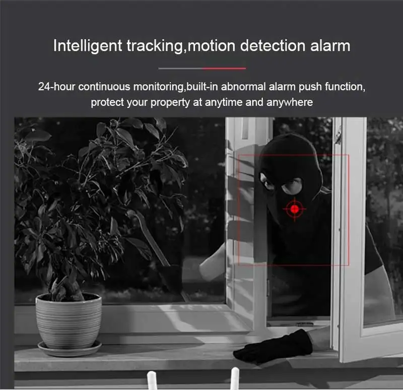 1080P WiFi IP Camera ONVIF Outdoor Waterproof Full Color Night Vision Security CCTV Camera Cloud Storatge Wireless Surveillance