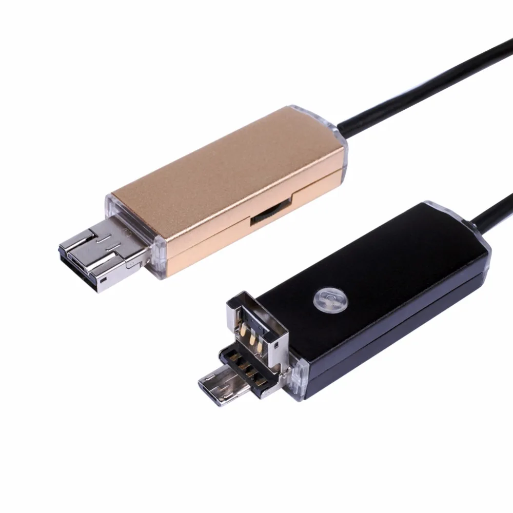HD USB эндоскопа Android Phone ПК 1 10 м длинный кабель Водонепроницаемый автомобиль