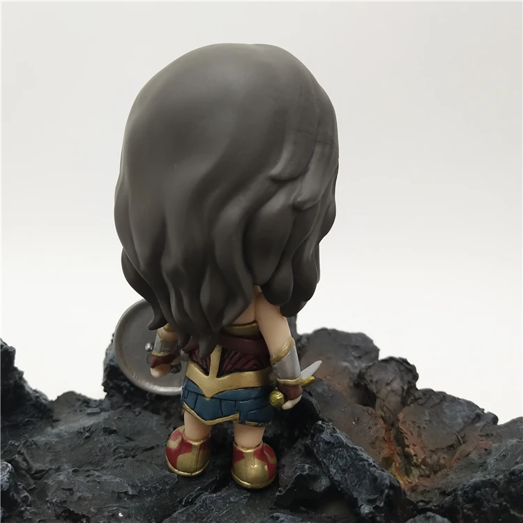 Косплэй Игрушки для маленьких детей Wonder Woman ПВХ В версии рисунках модель из