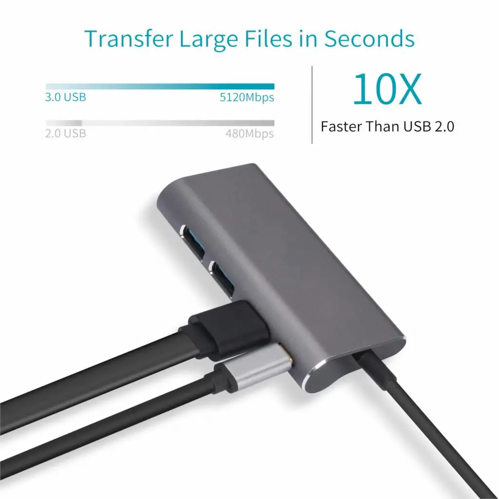 Кабель с разъемом USB типа C USB-C концентратор TYPE-C к HDMI 4K 3 0 TF/SD кард-ридер Thunderbolt