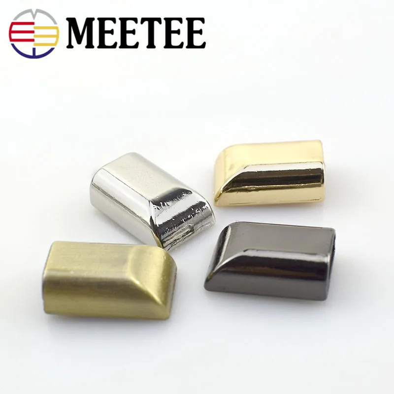 Meetee 30 шт/50 шт 11x17мм металлическая молния Хвостовая Пряжка Застежка Молния