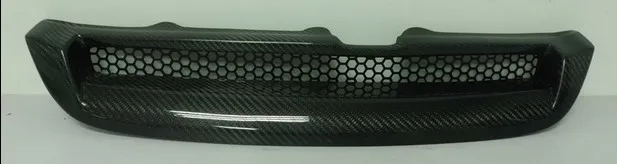 

Front Grille Grill Trims Black carbon fiber For ROHENS-Coupe 2003 1PC