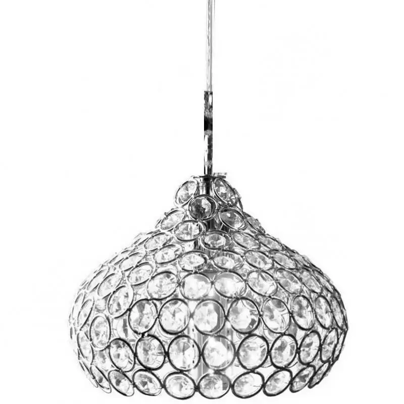 Led Iron Crystal 18cm Simple Modern Restaurant Pendant Lights For Dining Room Pendentes E Lustres Lamp | Освещение