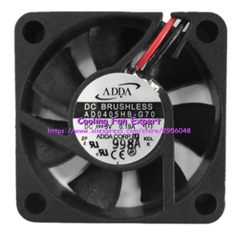 Adda AD0405HB G70 высокоскоростной Вентилятор охлаждения с двумя шариками 5 в