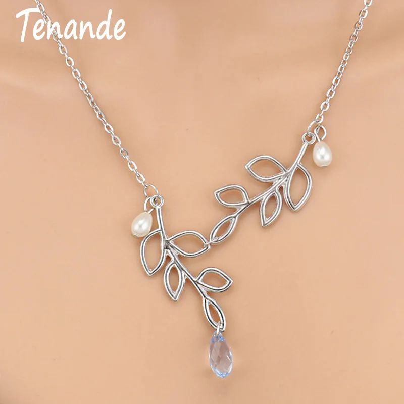 Tenande Lariat Ожерелья с искусственным жемчугом подвески для женщин украшения