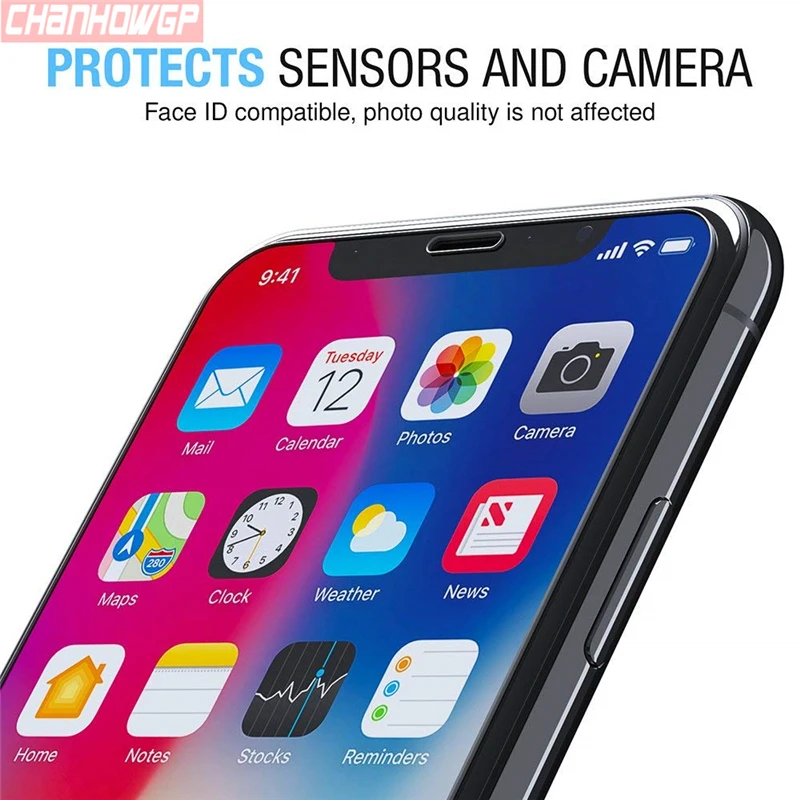 11 шт./лот, закаленное стекло для iphone X XS MAX 6, 6s, 7, 8 Plus, 5, 5S, SE, 5C, 4S, 4, Защитная пленка для экрана, стекло для iphone 7, iphone 8, чехол