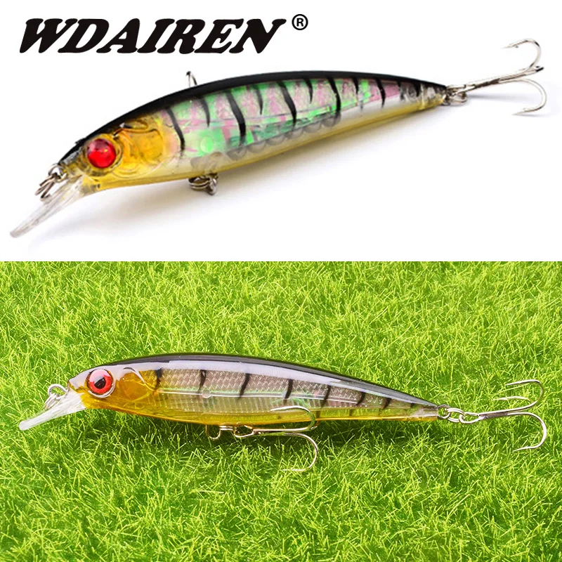 1 шт. Minnow приманки для ловли рыбы 110 мм 13 5g воблеры и крутящиеся искусственные