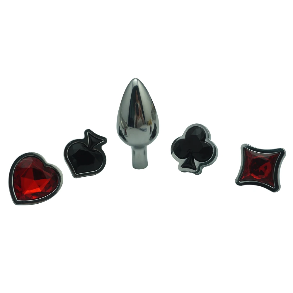 Dia 27mm replaceable peach apricot plum square jewelry bottom as 1 set anal butt plug beads insert metal sex toy for men women | Красота и