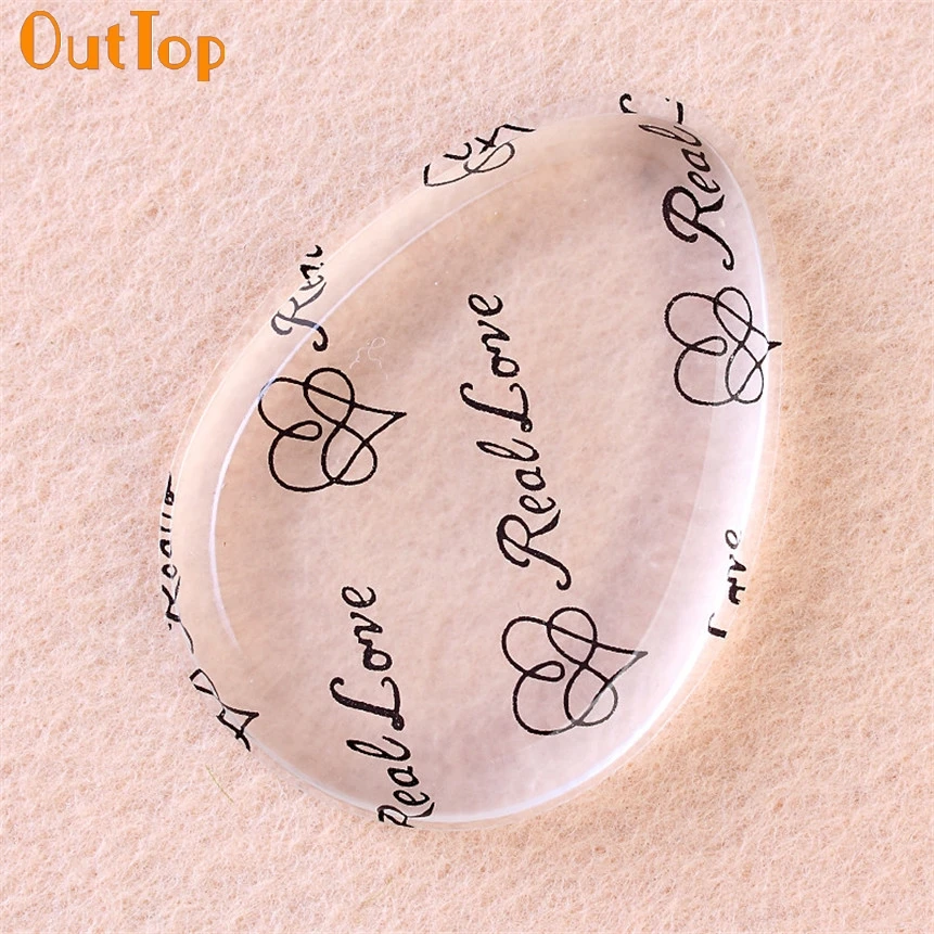 OutTop любовь 1 шт. с цветочным принтом прозрачный силиконовый Макияж Puff тональный