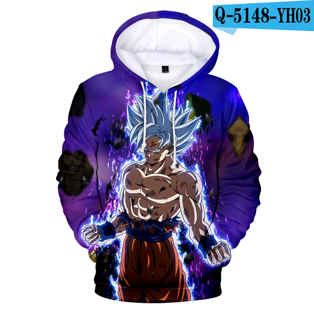 3D hoodies Новейшая куртка в стиле аниме «Драконий жемчуг», Мужская/Женская толстовка, 3D принт, драконий жемчуг, Z Goku, бейсбольная форма, пальто, черные крутые топы, 4XL - Цвет: 3D hoodies