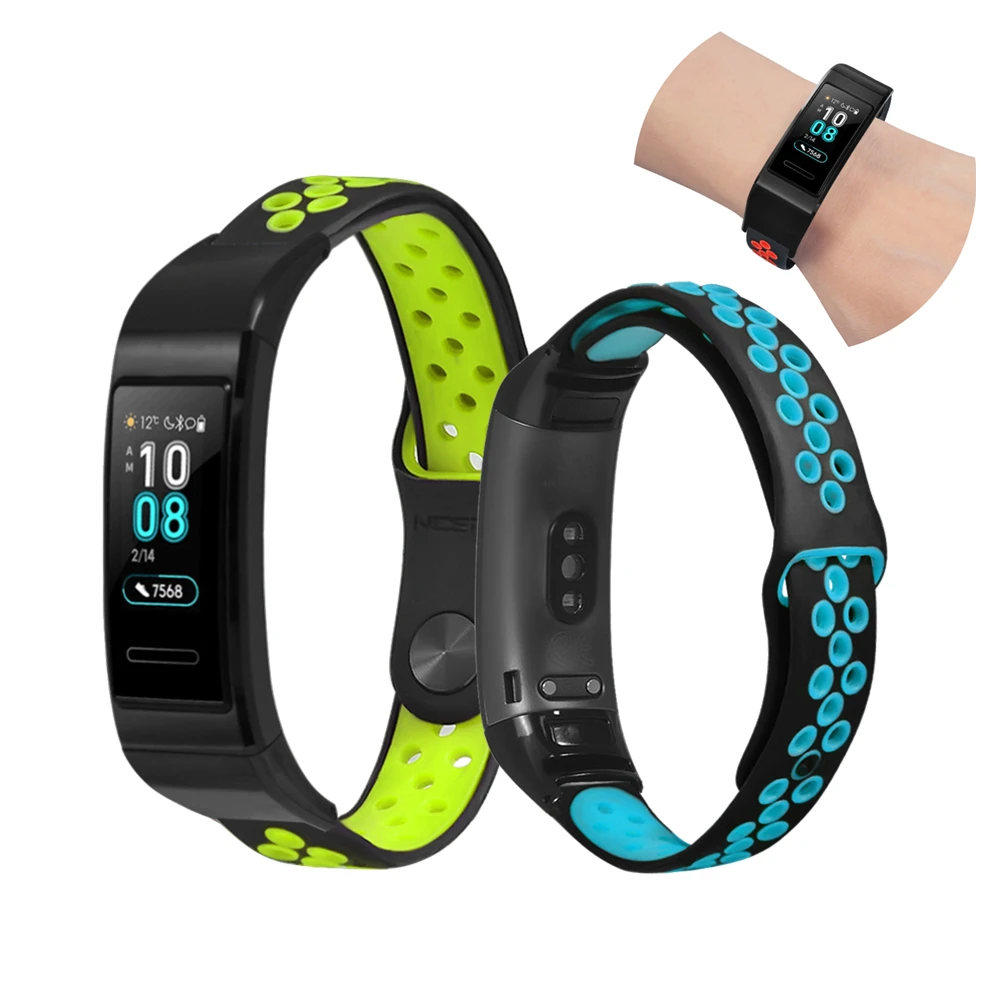 Силиконовый ремешок для huawei Band 3 Pro, Смарт-часы, спортивный резиновый браслет для huawei 3 Band Pro, аксессуары, напульсники