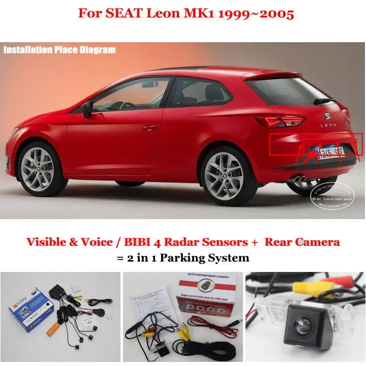 Датчик парковки для SEAT Leon MK1 датчик s Автомобильная сигнализация заднего вида |