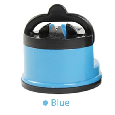 Mini Blue Точилка для ножей инструмент для заточки легко и безопасно точит кухонные ножи шеф-повара Дамасская всасывающая точилка для ножей - Цвет: Mini Blue