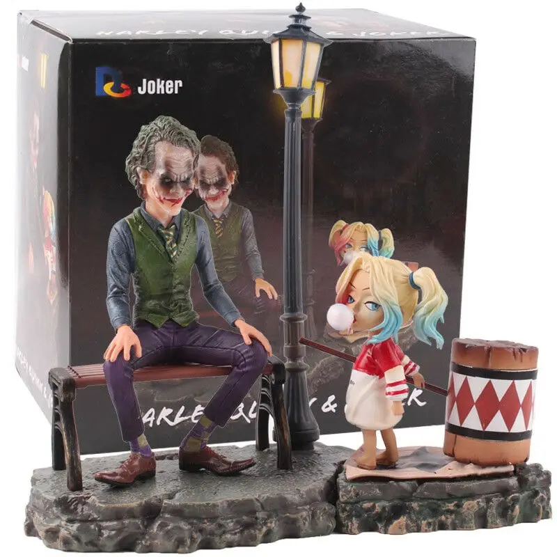 DC джокер из отряда самоубийц Харли Квинн и Джокер статуя ПВХ фигурка Moedel