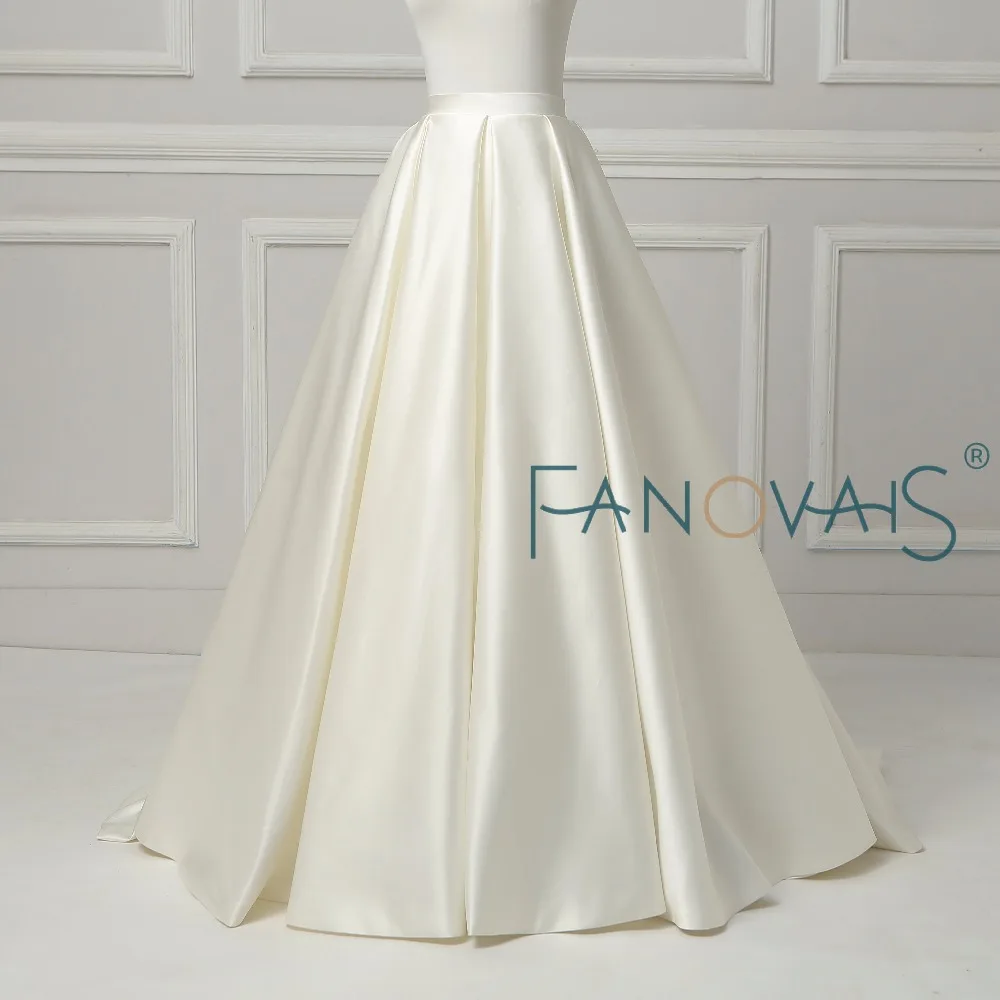 &quotЭлегантный бисером свадебные платья две пьесы атласная vestido де novia 2019 Robe de Mariee