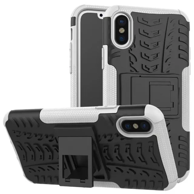 White Противоударный чехол-подставка для телефона Xiaomi Redmi Note 6 5 Pro 6A 5A Plus 4 4A 4X3 3S 5X A1 6X A2 MI 8 Pocophone F1 защитный чехол - Цвет: White