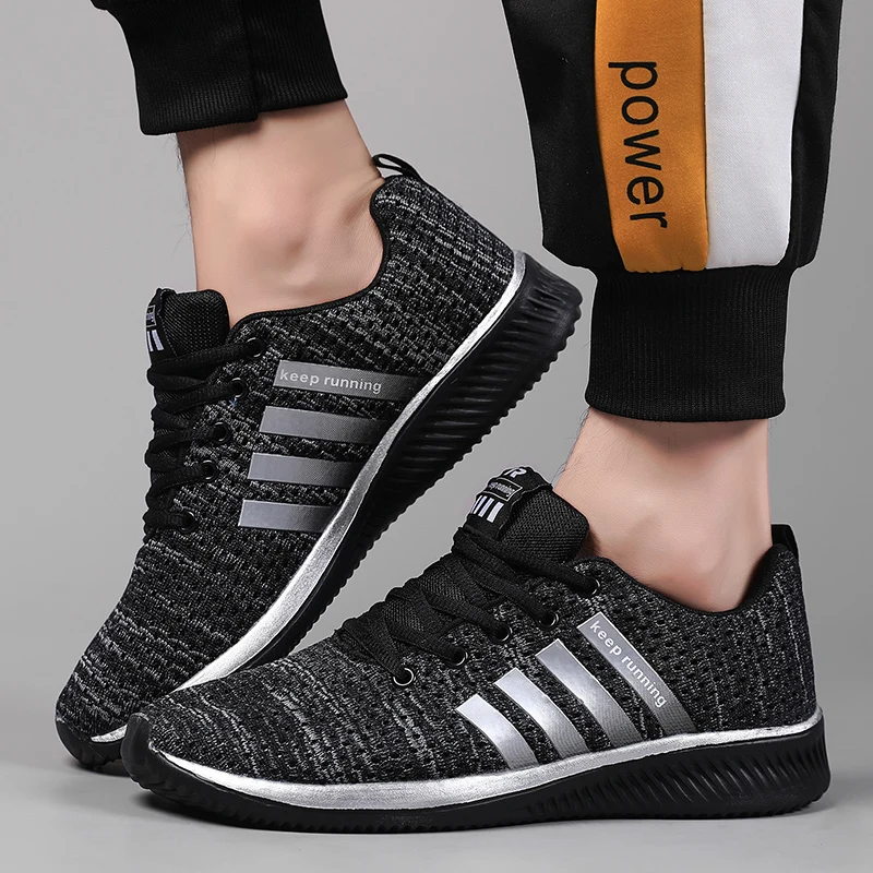 2019 Top Quality Casual Shoes Men Adult Fashion Breathable Mesh Walking Jogging Lace-up Couple Sneakers | Обувь