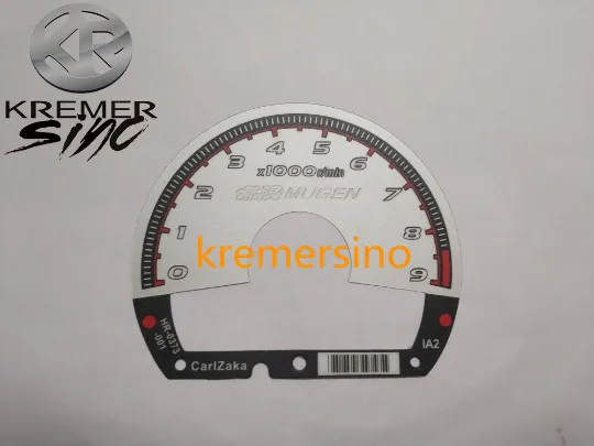 Mugen 9 White Приборная панель инструмент Дооснащение для Honda CIVIC Mugen инструмент Лицевая панель полиэфирная пленка лицевая пластина FA5 FG2 FA1 FD1 FD2 - Цвет: Mugen 9 White