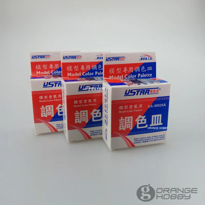UA90020A x 3 OHS Ustar 90020A 90020 90019 90014 модель цветная пластина краска модель палитры хобби Инструменты для рисования изящный аксессуар - Цвет: UA90020A x 3