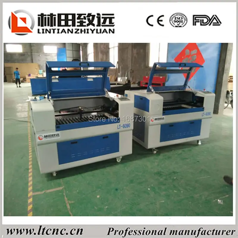 2016 Лучшая цена! дерево пластик текстиль Высокая точность co2 лазерная гравировка