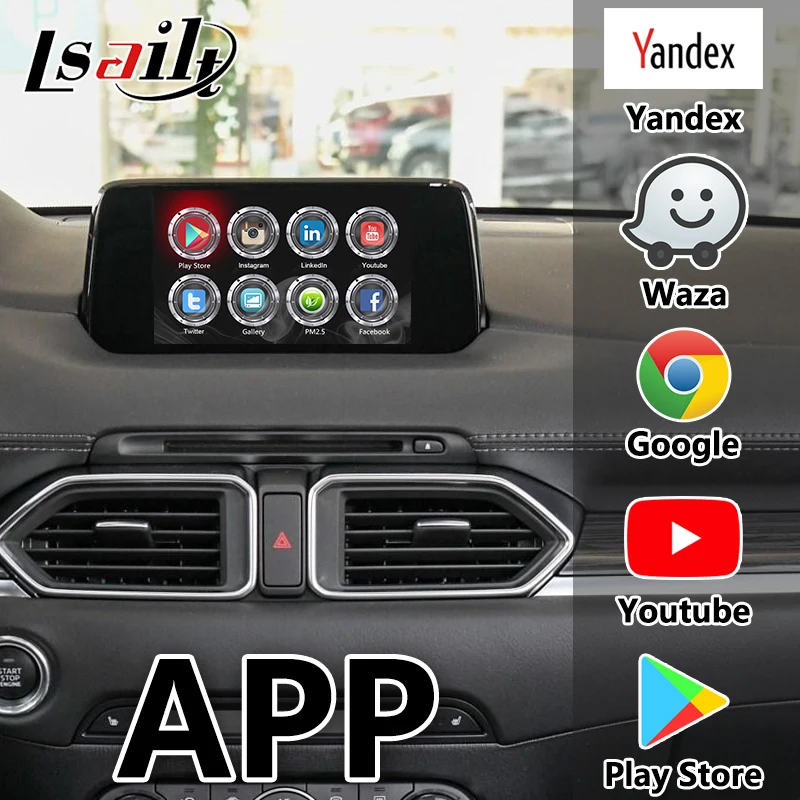Автомобильный мультимедийный видеоинтерфейс Lsailt Android 9 0 для Mazda CX-5 2013-20 поддержка