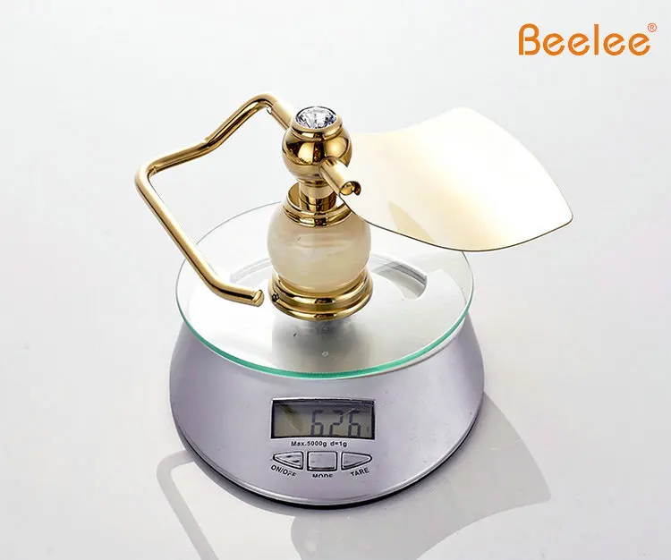 Золотая и алмазная бумажная коробка Beelee BA8311G рулонный ролик держатель для
