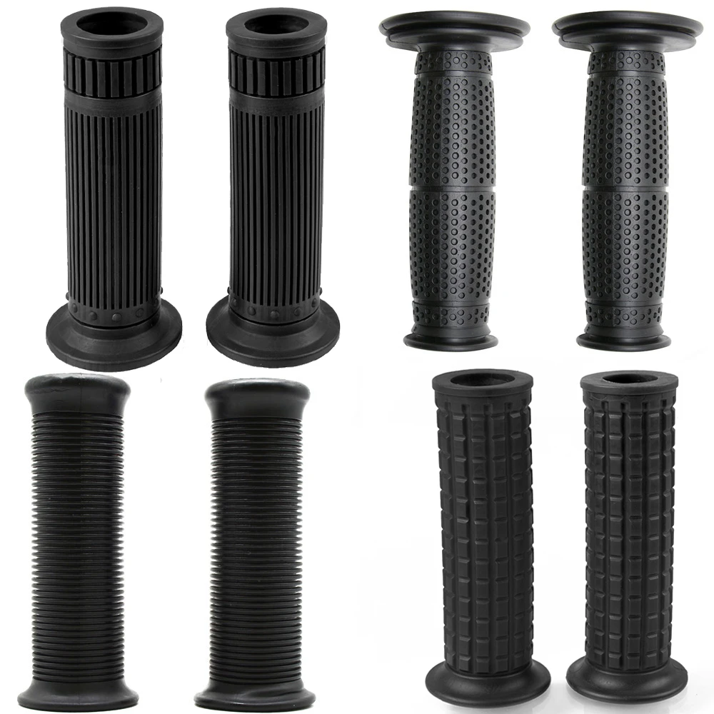 7 видов стилей ручка для Руля Мотоцикла ручки рук Ретро стиль резиновая винтажная