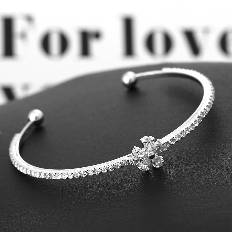 Женский Романтический Браслет манжета MINHIN свадебное Ювелирное Украшение|bracelet