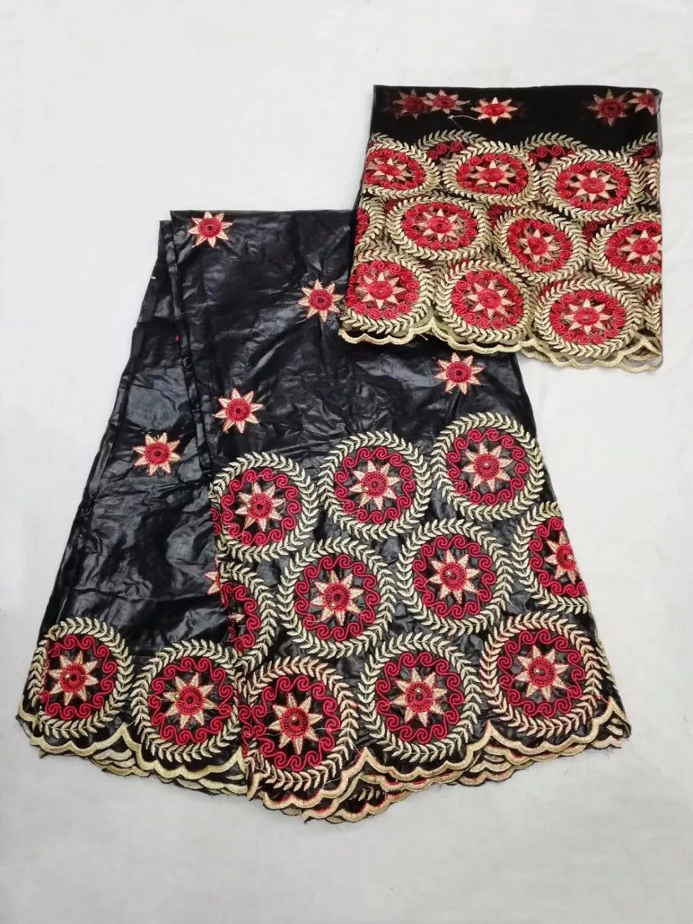 TXB03 2018 новый африканский базан Riche кружевной ткани в африканском стиле Ткань