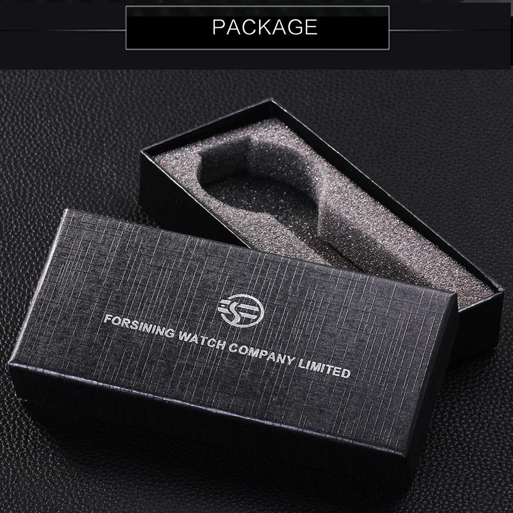 FORSINING 2019 Королевское Платье Мужские механические часы лучший бренд роскошный