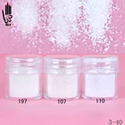 1 банкакоробка, 10 мл, разноцветный белый блестящий порошок для дизайна ногтей, 300 цветов для гель-лака 3-40