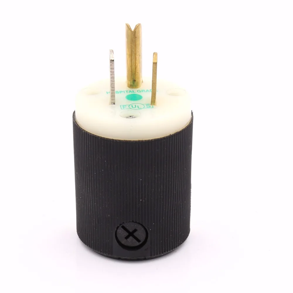 HBL8215C американская вилка латунная переменного тока HIFI класса для больницы|power plug|us