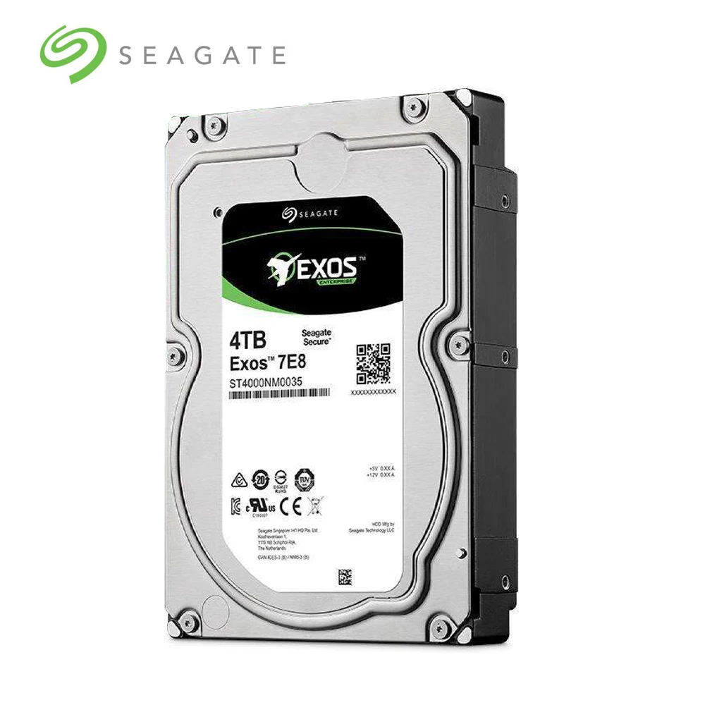 Seagate Exos 7E8 4 ТБ корпоративный жесткий диск 128 м SATA 6 ГБ/сек. HDD Настольный ПК 3 5 7200