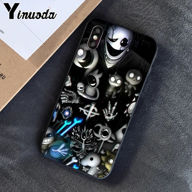 11pro MAX Папирус из андертейл sans doggo сотовый цветной милый чехол для Apple iPhone 8 7 6 6S Plus X