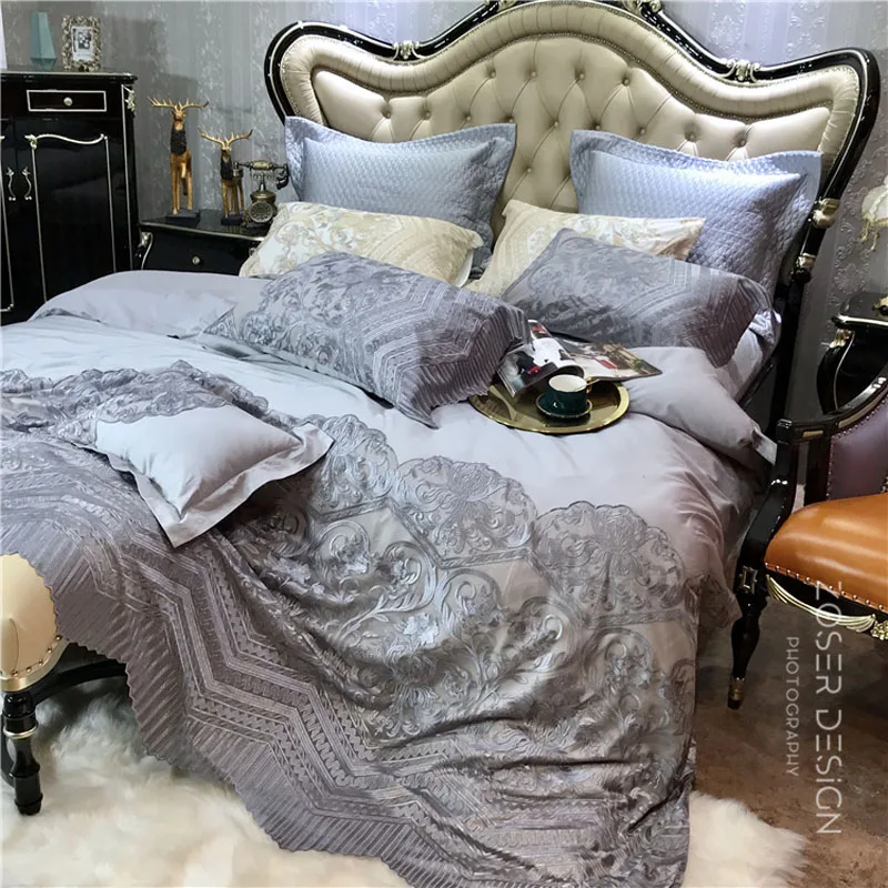 Комплект постельного белья из египетского хлопка 4 наволочки 6 шт. | Дом и сад